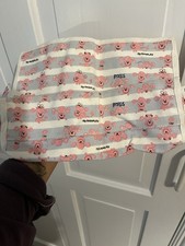 Ed Emberley Storage Pouch Poodle Print Cotton Bag Very Good Condition Rare