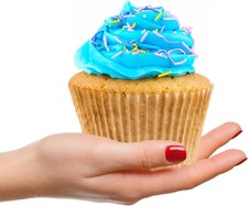 Cupcake Liners for Baking – 400 Brown Jumbo Muffin Liners Dessert Cups, Thick...