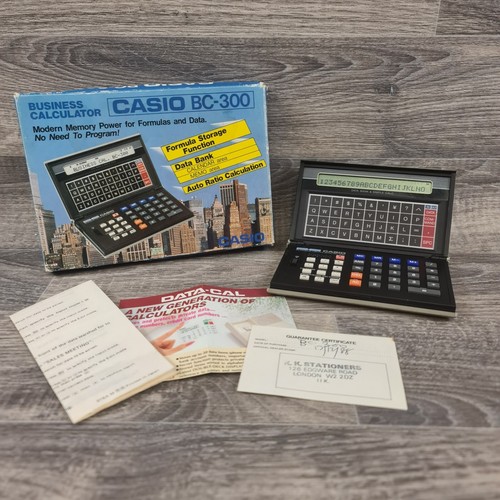 Casio data bank business - casio, &