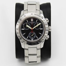 Men's Tissot V8 Chronograph Limited Edition Black Dial Pre-owned S752/852