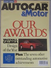 Autocar magazine 29 November