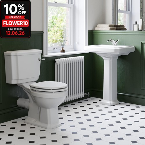 Bathroom suite close - suite, coupled