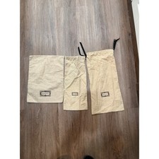 Gucci Tan Linen Dust Bag Set