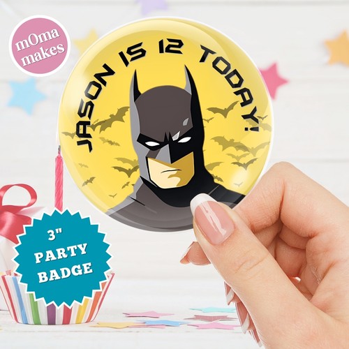 Batman birthday badge - ,