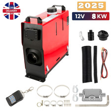Portable Diesel Air Heater 12V 8KW Remote Caravan Camper Van RV Night Parking