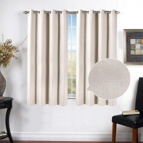 Beige blackout curtains - beige, ivory