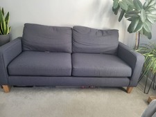 Next 2/3 Seat Sofa Navy Blue DA1