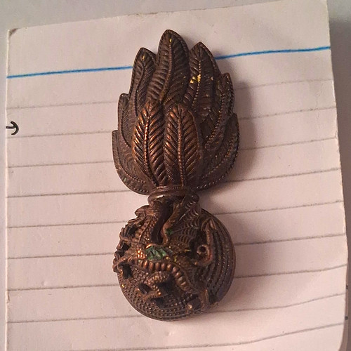 Military metal cap hat badge - military,