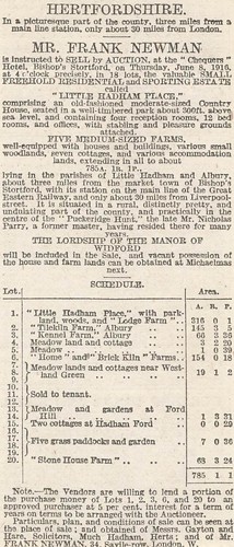 1916 the little hadham place - 1916,