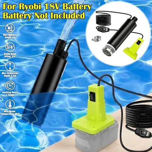 Cordless submersible pump for - cordless,