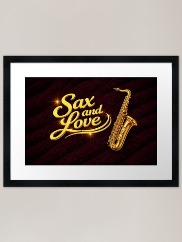 Sax and love old - old, saxophone