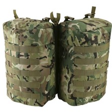 PAIR OF PLCE MOLLE SIDE POUCH BTP MTP CAMO TACTICAL BERGEN PATROL PACK WEBBING