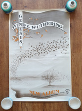 GENESIS / Wind & Wuthering (1976) Original UK Promo Poster; size: 30" x 20", EX