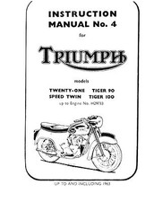 Triumph Workshop Manual 1963
