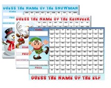 3 X A4 Guess the name Elf