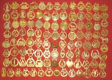 VINTAGE ENGLISH HORSE BRASS/HORSEBRASSES YOUR CHOICE 120 TO CHOOSE FROM - LOT S9