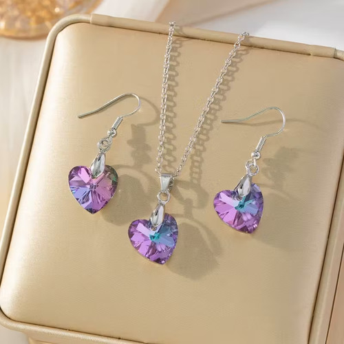 Earring and necklace - earring,