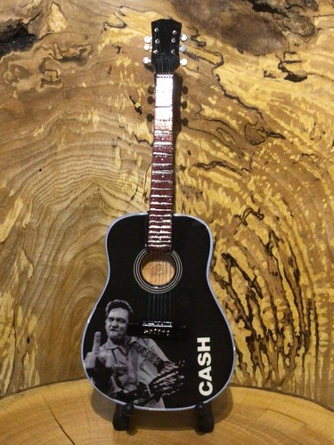 Johnny cash miniature wooden - cash,