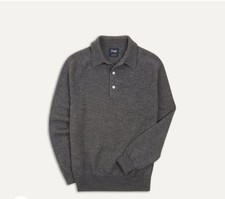 Drake’s Grey Merino Wool