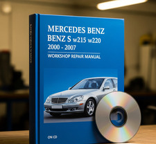 MERCEDES BENZ S 2000 - 2007 w215 w220 Workshop Repair Manual on CD.