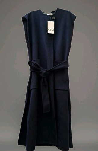 Zara navy wool - navy, gilet