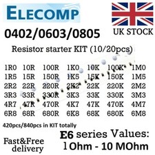 0603 0805 1% Resistor Starter