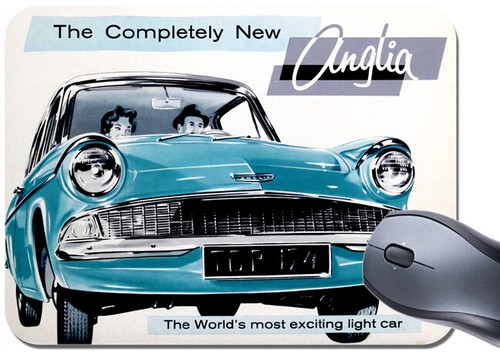 Vintage ford anglia mouse - anglia,