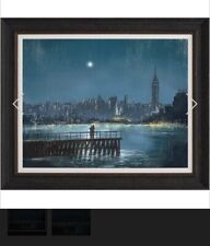 Jeff Rowland Art Stunning “Blue Moon” Giclee Framed 100% Authentic Picture