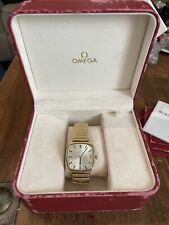 VINTAGE 1970s OMEGA GENEVE AUTOMATIC MEN'S WRISTWATCH IN  ORIGINAL BOX