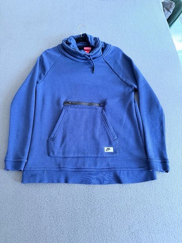 Nike blue funnel neck - funnel,