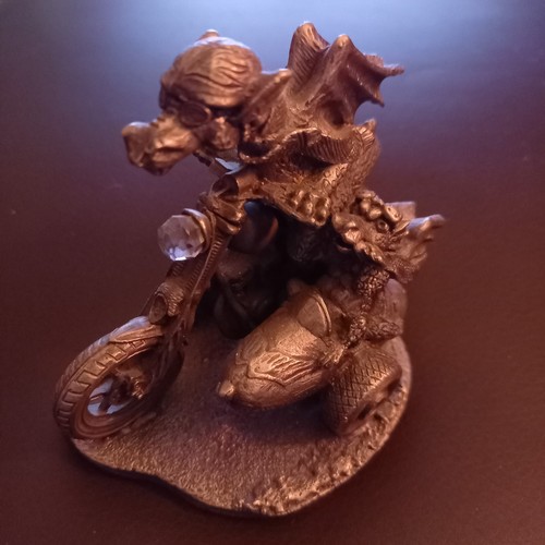 Tudor mint pewter biker - mint, dragon