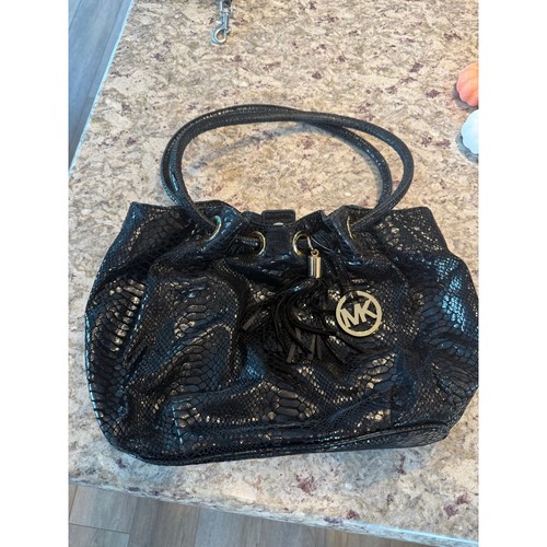 Michael kors black python - michael,