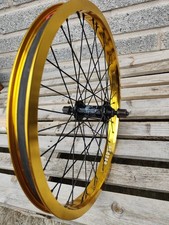 Custom Macneil X Proper Magnalite BMX Wheel  - Mid School BMX - Black & Gold