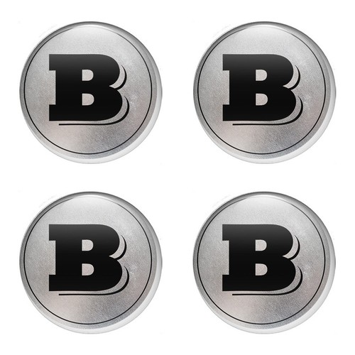Brabus logo resin - logo, wheel