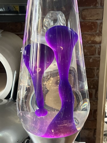 Very bright purple clear - very,