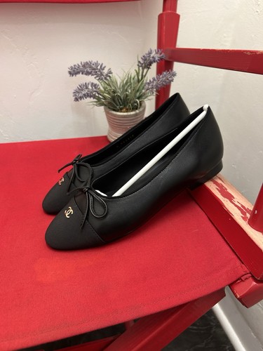Chanel ballet flats shoes cap - flats, shoes,cap