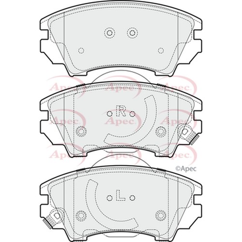 Brake pads set for - pads,