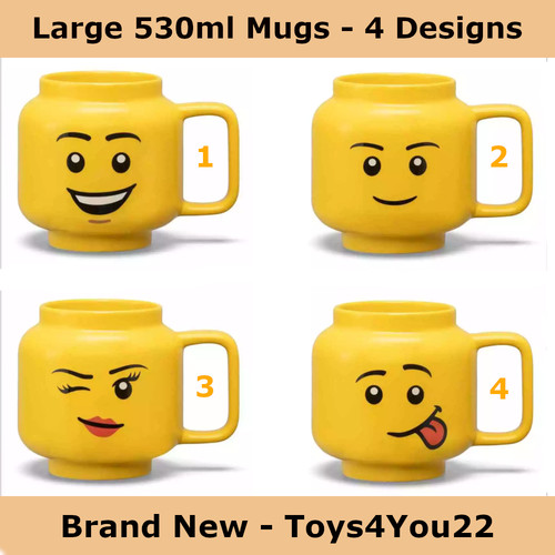 Lego minifigures head ceramic - lego,