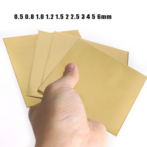 Brass plate metal - metal, cut