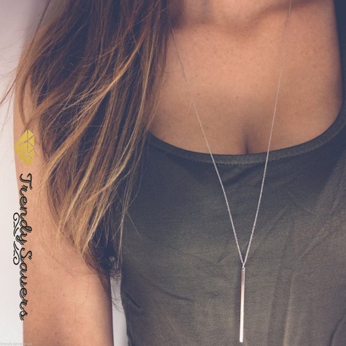 Trendy simple sliver gold - trendy,