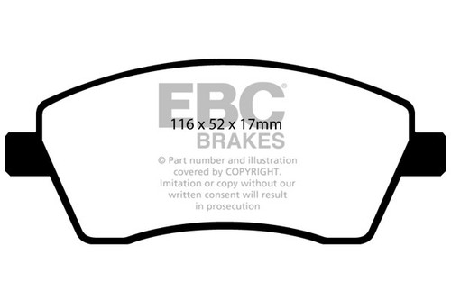 Ebc greenstuff front - ebc, brake