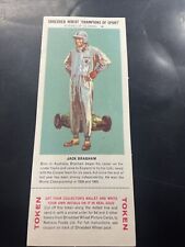 Nabisco Shredded Wheat Champions Of Sport No 6 Card