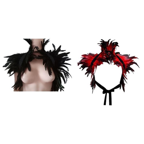 Feather shrug shawl cape - feather,