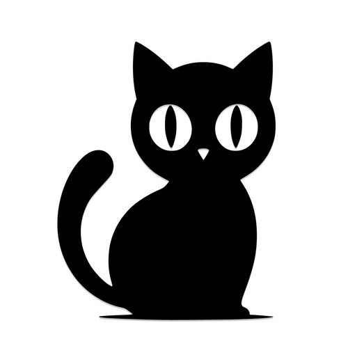 Cute cat halloween - cute, decal