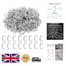 1000Pcs 1/2'' Steel Hog Rings