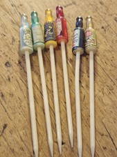 Vintage Original Cocktail Sticks x6