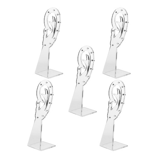 Transparent acrylic jewelry - transparent,