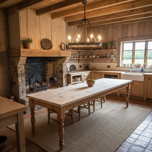 Rustic pine 3 plank - 10, ft