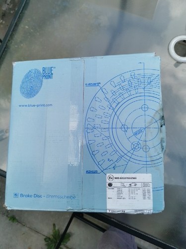 Brake discs pair vented ford - brake,