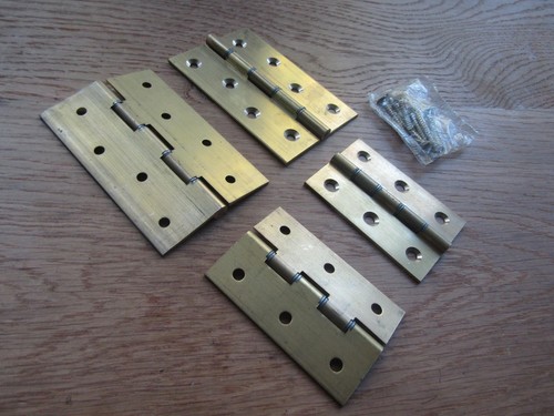 Brass door butt hinges